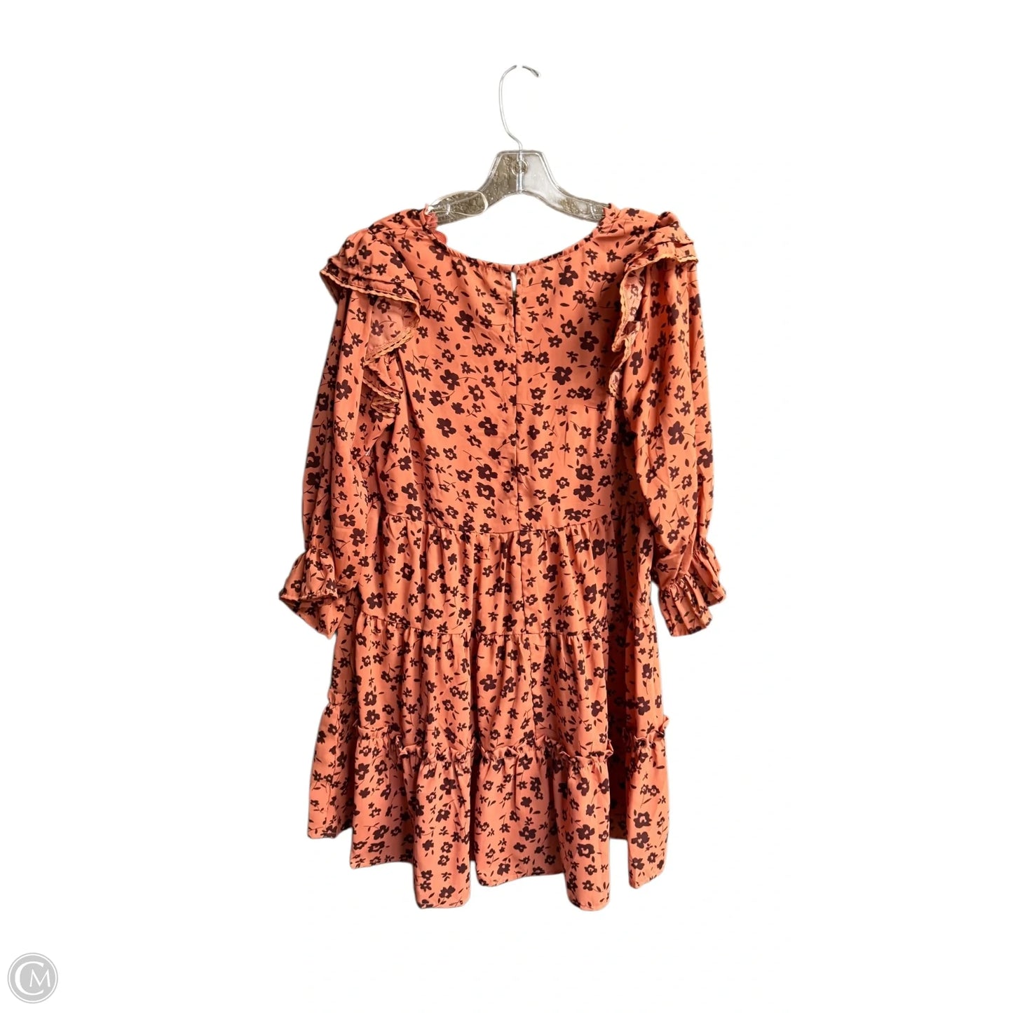 Dress Casual Short By Clothes Mentor In Orange, Size: M