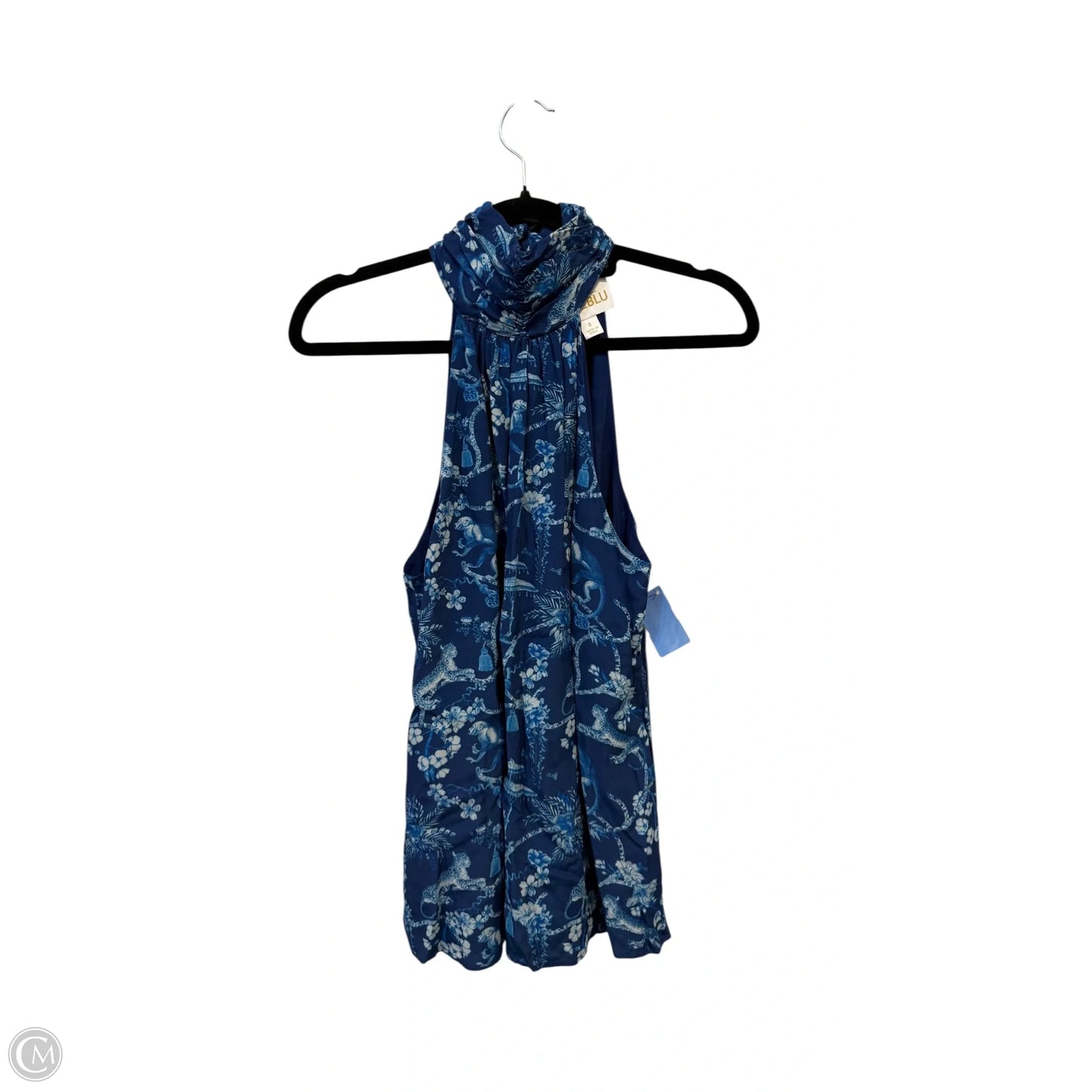 Top Sleeveless By Clothes Mentor In Blue, Size: S