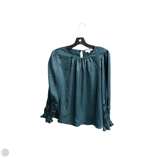 Top Long Sleeve By Thml In Green, Size: S