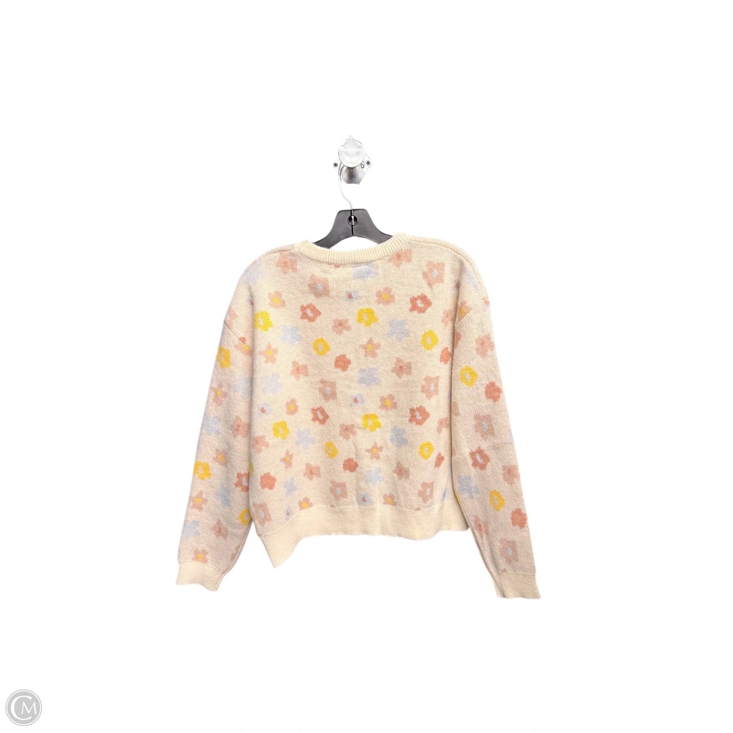 Sweater By Clothes Mentor In Floral Print, Size: M
