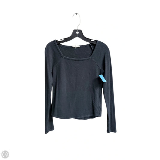 Top Long Sleeve By Madewell In Black, Size: S