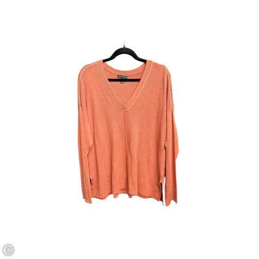 Top Long Sleeve By Tribal In Orange, Size: Xl