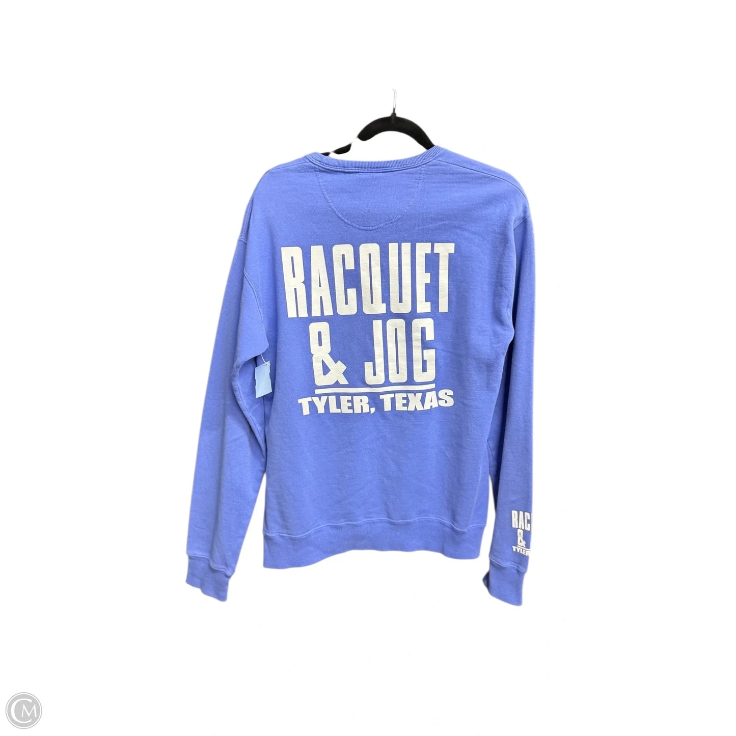 Top Long Sleeve By Clothes Mentor In Blue & White, Size: S