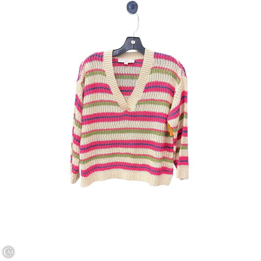 Sweater By Loft In Multi-colored, Size: Xs
