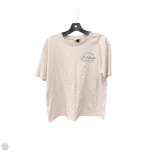 Top Short Sleeve By Universal Thread In White, Size: S