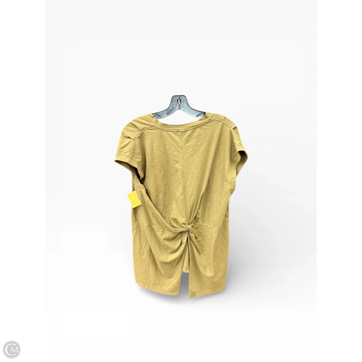 Athletic Top Short Sleeve By Athleta In Green, Size: M