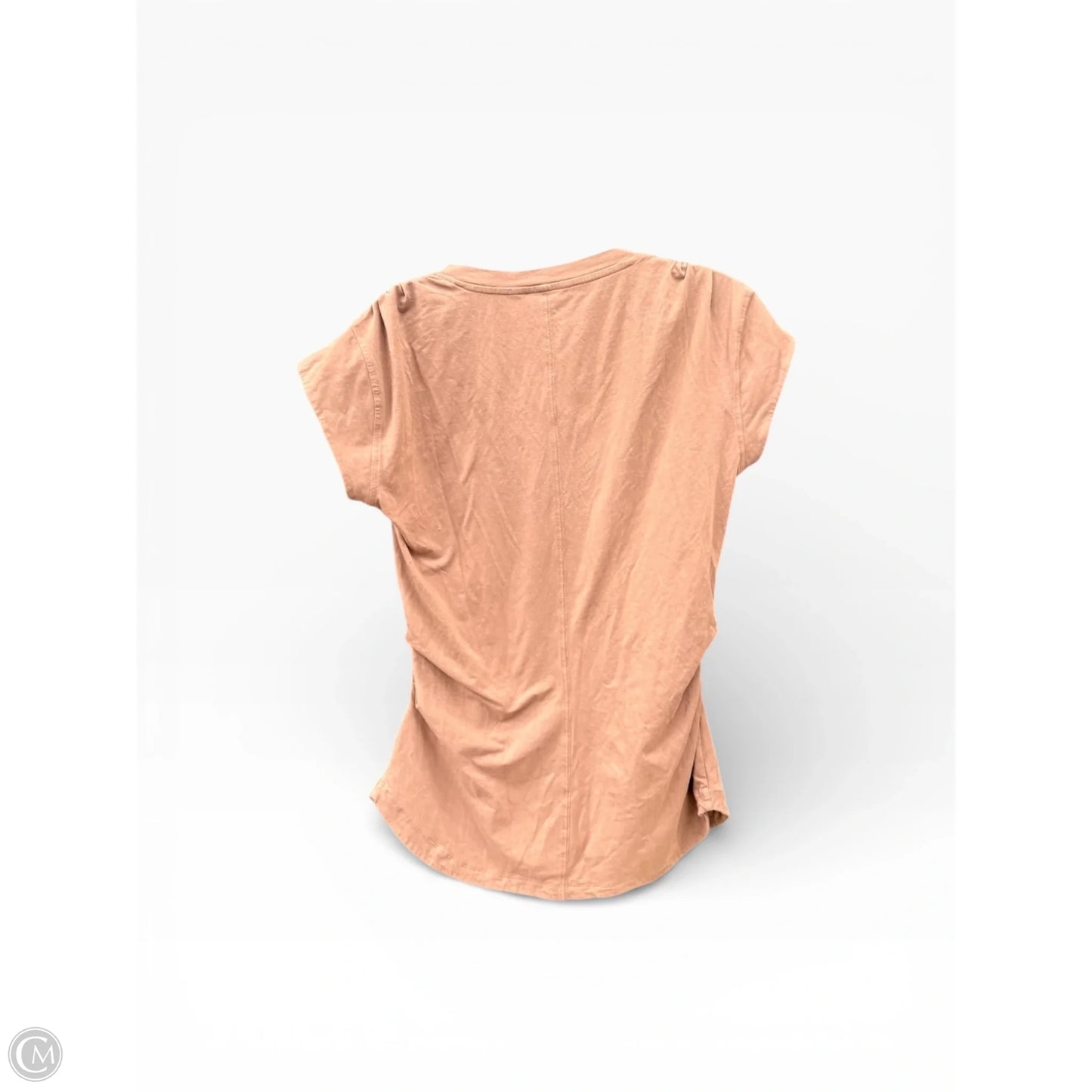 Athletic Top Short Sleeve By Athleta In Brown, Size: M