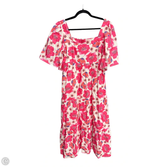 Dress Casual Maxi By Chicsoul In Floral Print, Size: 1x