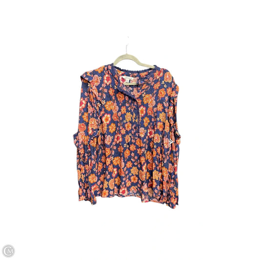 Top Long Sleeve By The Pioneer Woman In Multi-colored, Size: 1x