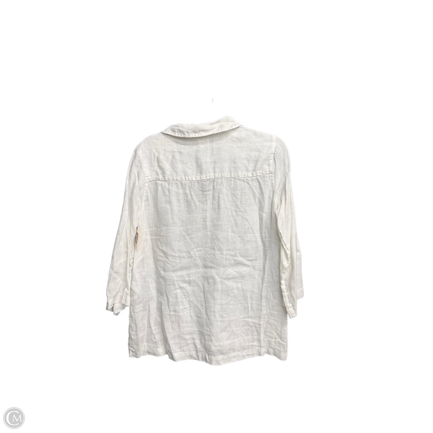 Pants Linen By Loft In White, Size: M