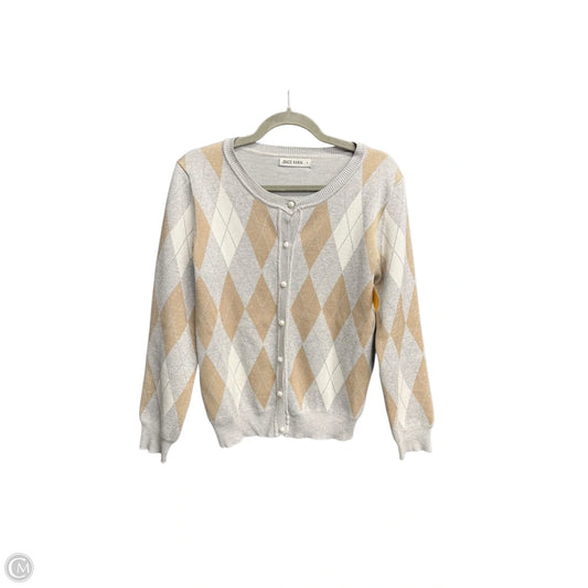 Cardigan By Grace Karin In Checkered Pattern, Size: M
