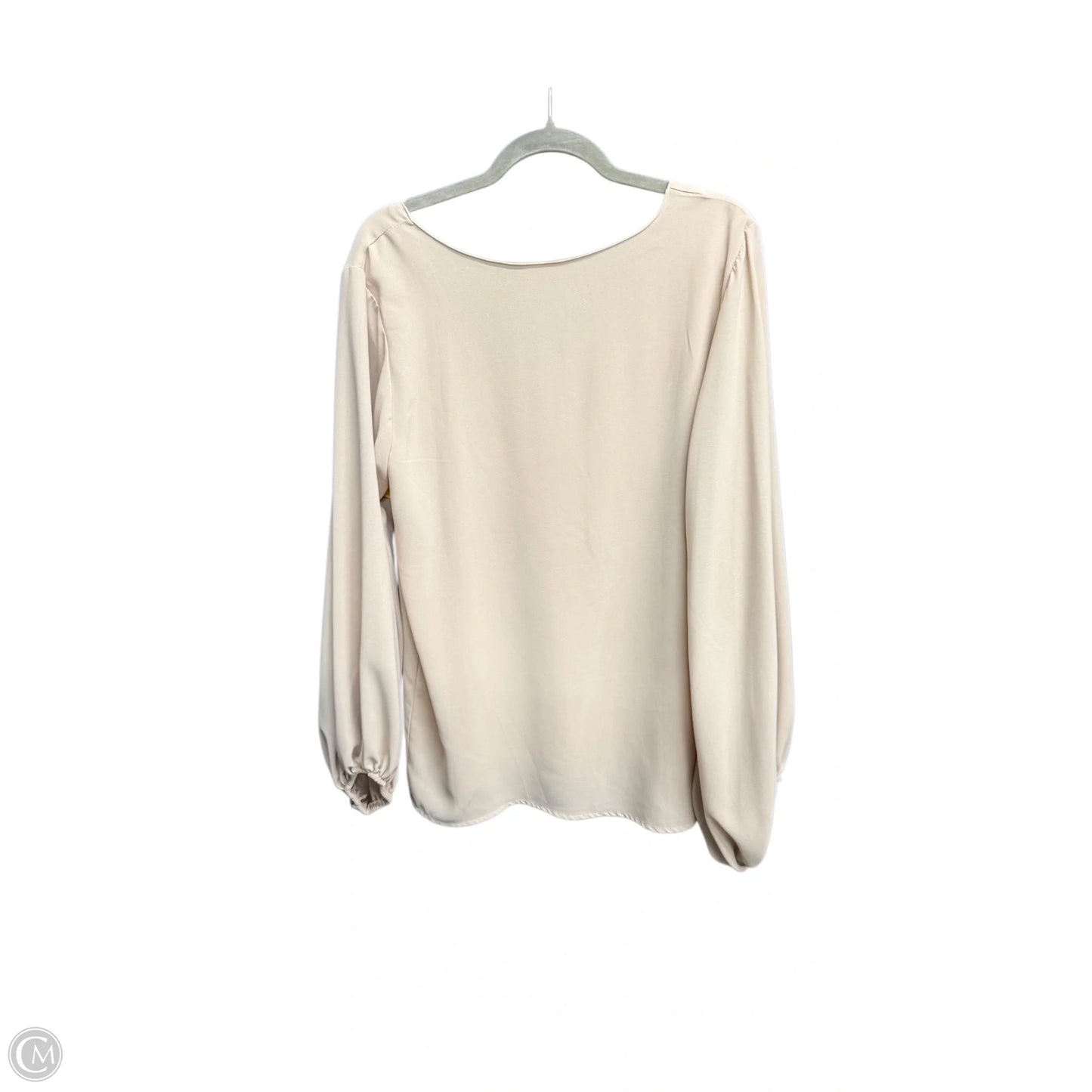 Top Long Sleeve By Clothes Mentor In Beige, Size: L