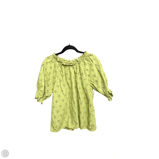 Top Short Sleeve By Clothes Mentor In Green, Size: M