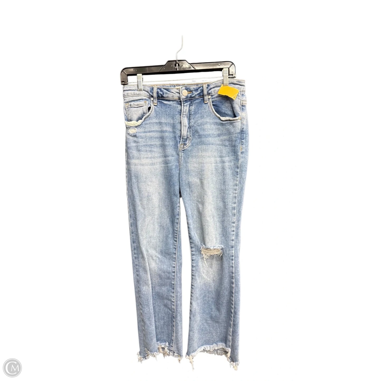 Jeans Straight By Risen In Blue Denim, Size: 12