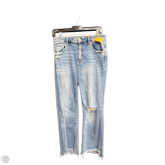 Jeans Straight By Risen In Blue Denim, Size: 12