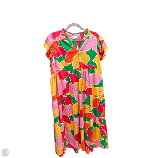 Dress Casual Maxi By Umgee In Floral Print, Size: Xl