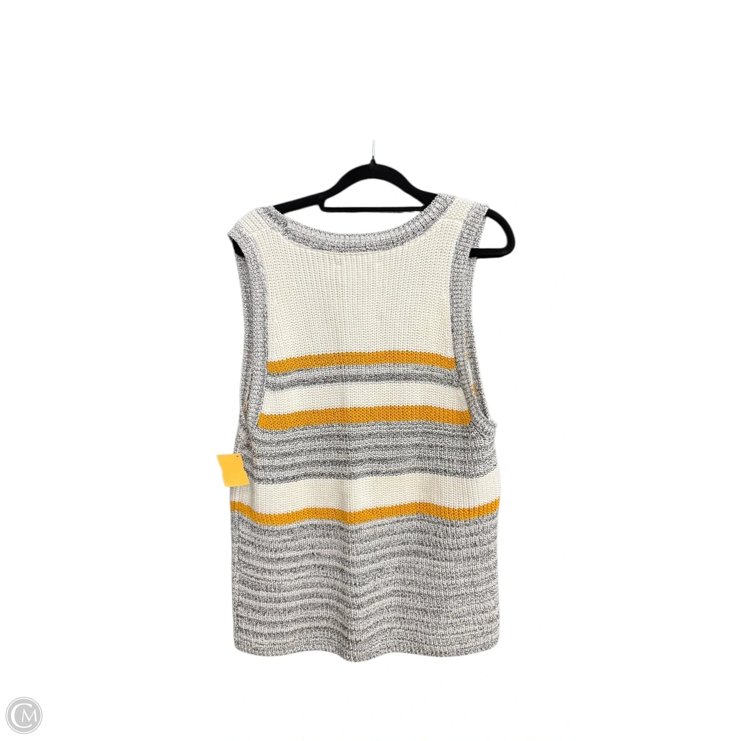 Top Sleeveless By Lucky Brand In Striped Pattern, Size: Xl