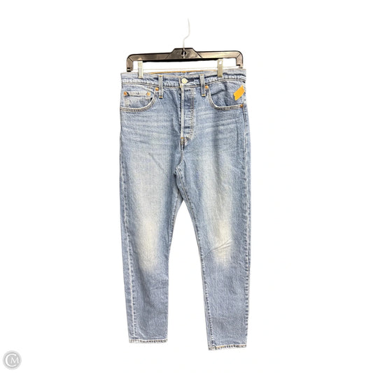 Jeans Straight By Levis In Blue Denim, Size: 6