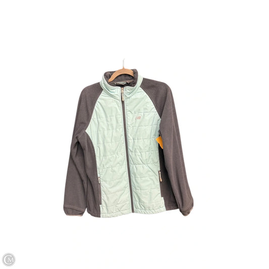 Jacket Puffer & Quilted By New Balance In Blue & Grey, Size: L
