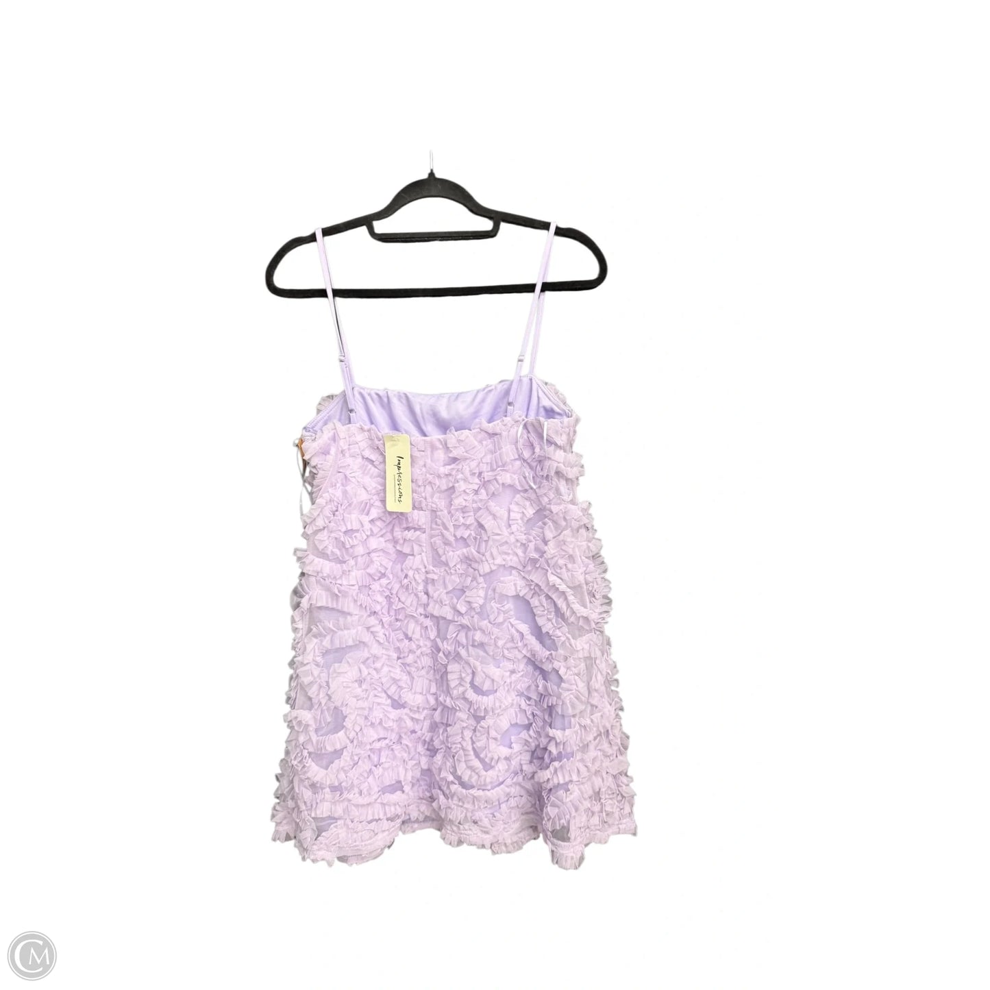 Dress Party Short By Impressions In Purple, Size: L