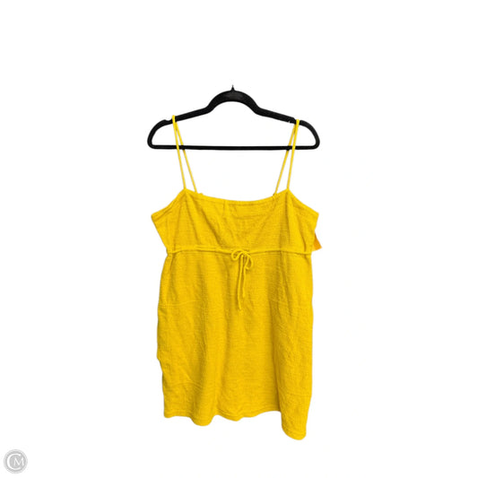 Dress Casual Short By Free People In Yellow, Size: L