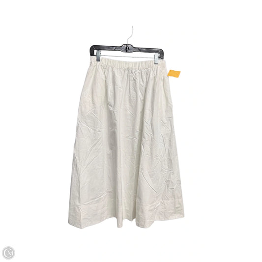 Skirt Maxi By Quince In White, Size: 0