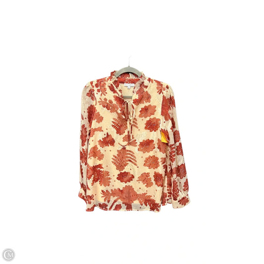Top Long Sleeve By Baltic Born In Floral Print, Size: S