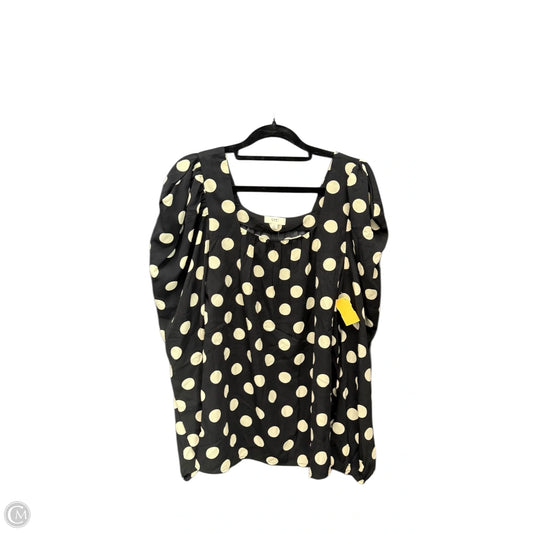 Top Long Sleeve By Clothes Mentor In Polkadot Pattern, Size: S