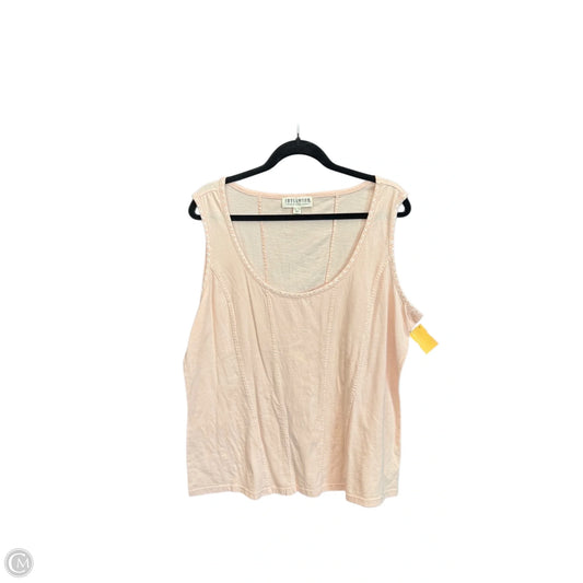 Top Sleeveless By Idyllwind In Pink, Size: 2x