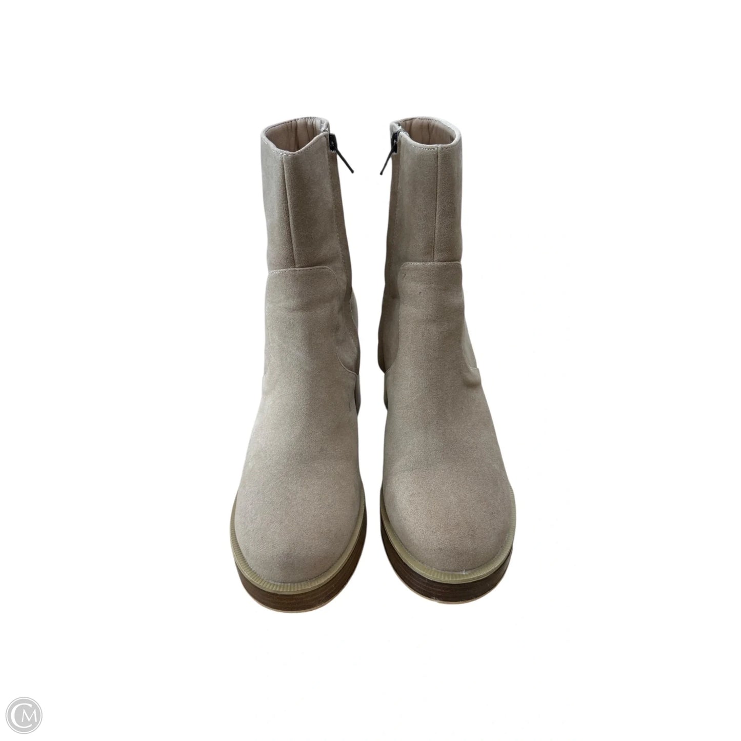 Boots Ankle Heels By Oasis Society In Tan, Size: 7.5