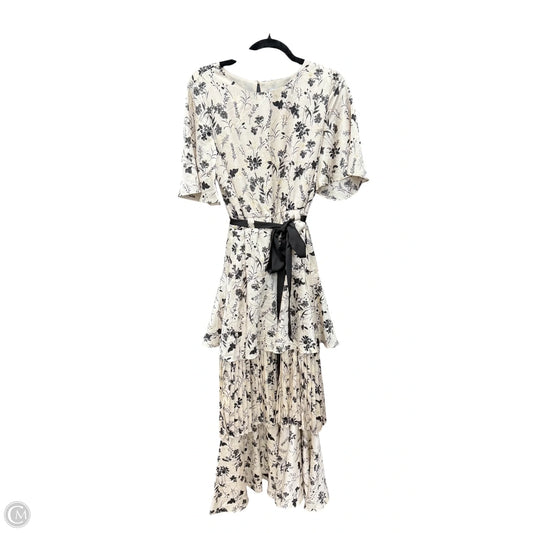 Dress Casual Maxi By En Saison In Black & Cream, Size: L