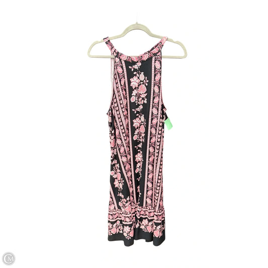 Dress Casual Short By Loft In Black & Pink, Size: Xl