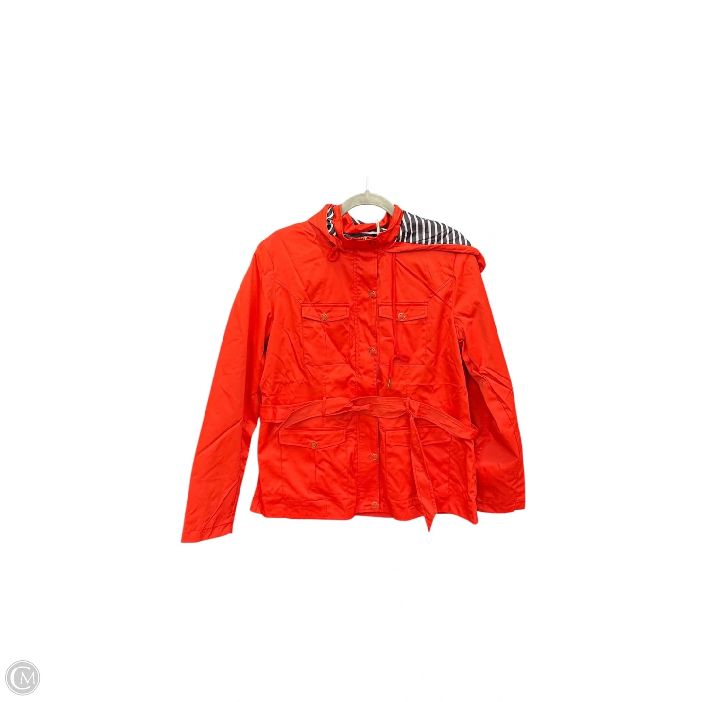 Coat Raincoat By Grace & Lace In Red, Size: M