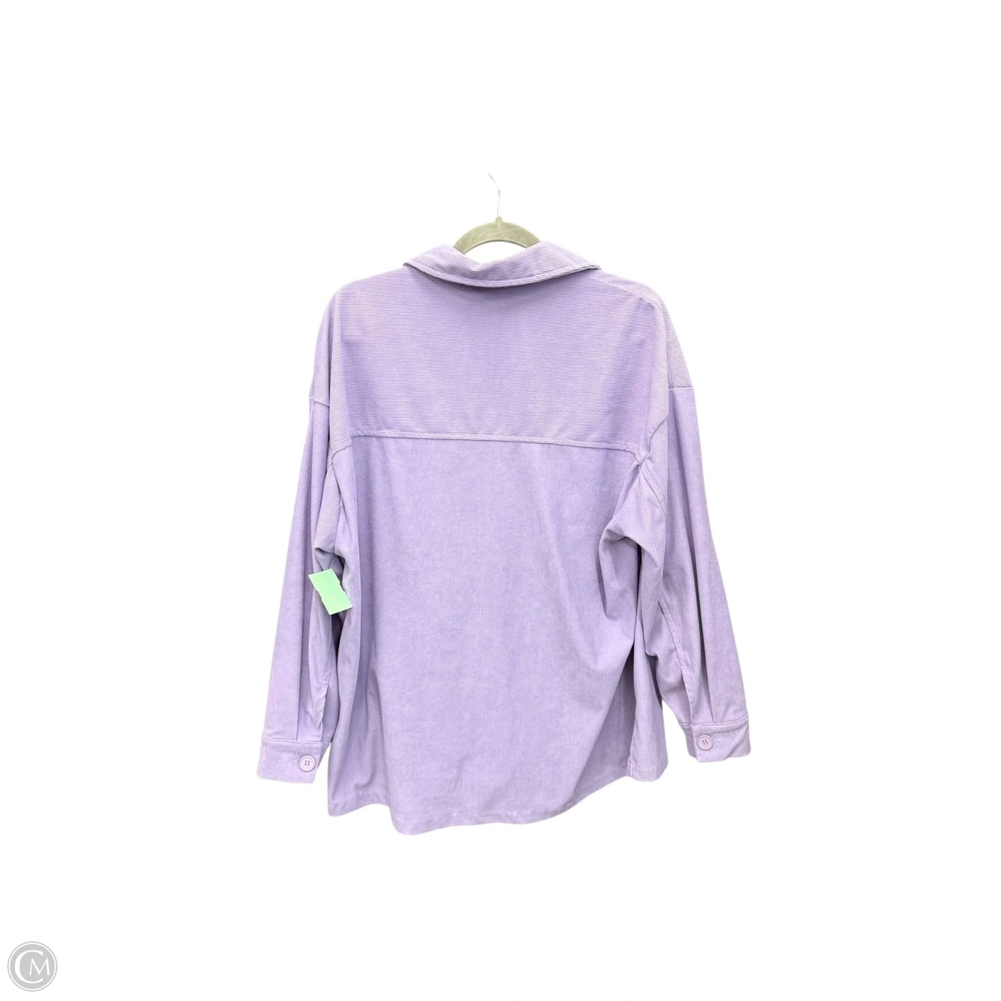 Top Long Sleeve By Timing In Purple, Size: S