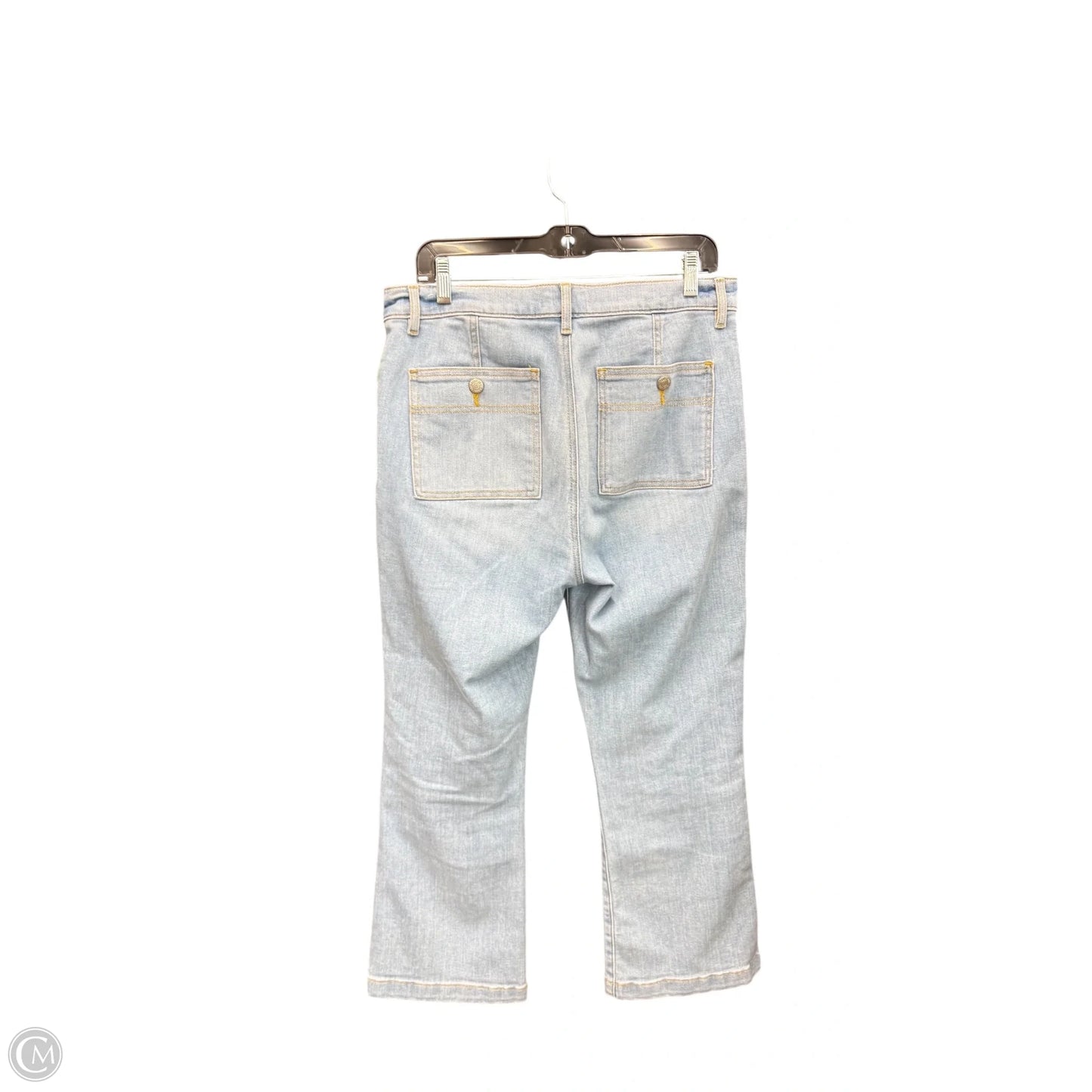 Jeans Wide Leg By Loft In Blue Denim, Size: 8
