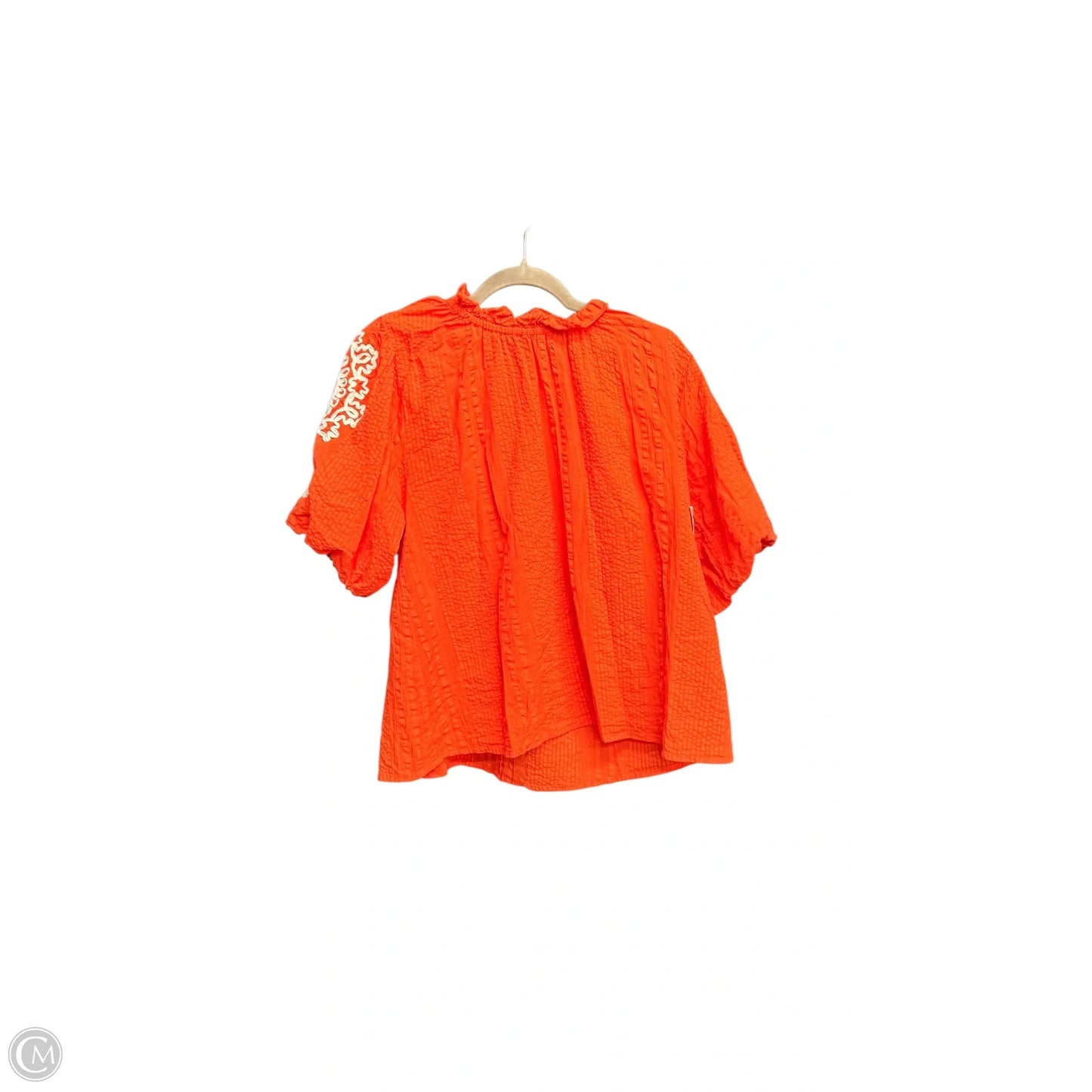 Top Short Sleeve By Thml In Orange, Size: M