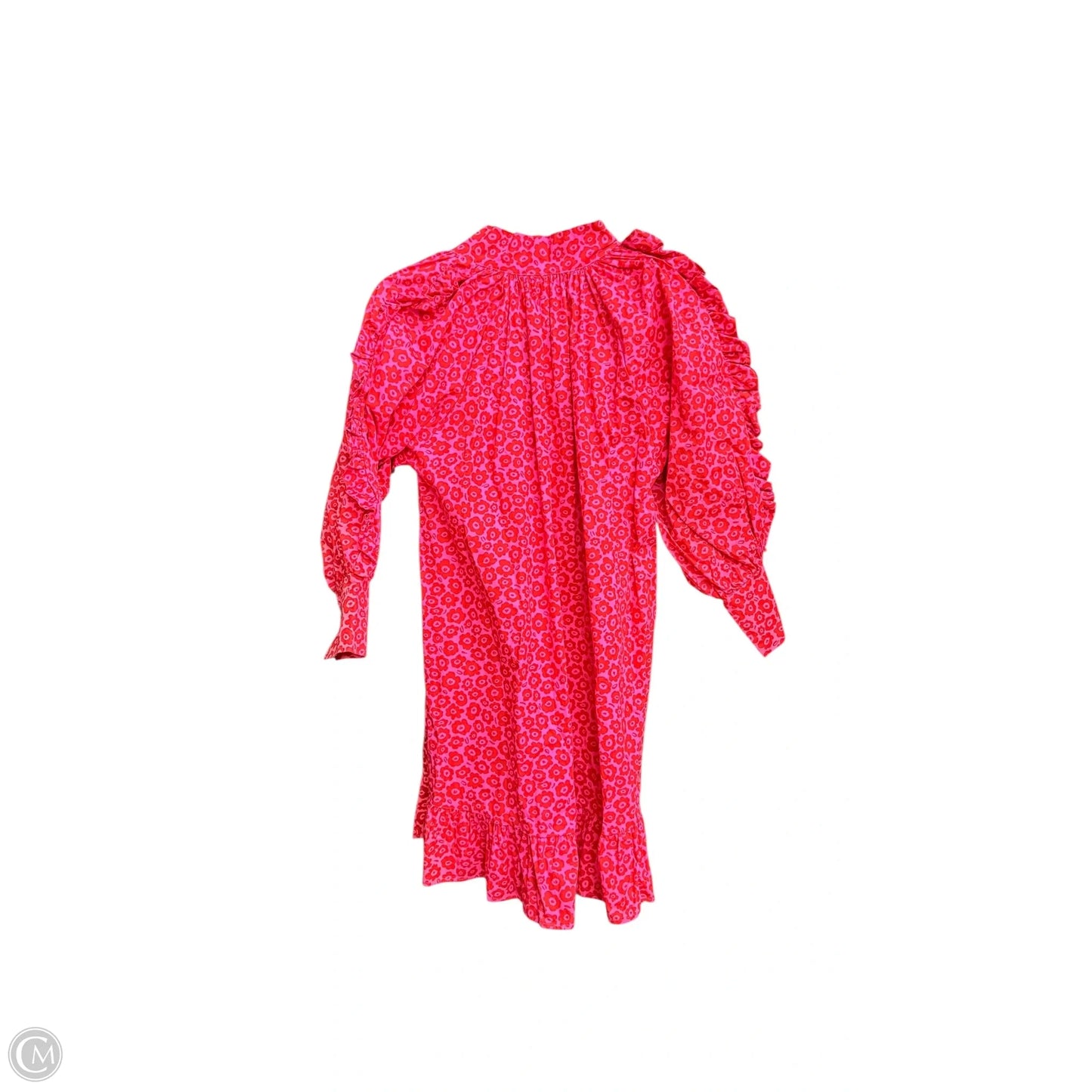 Dress Casual Short By Karlie In Pink & Red, Size: S