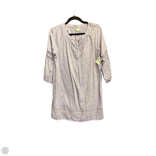 Dress Casual Short By Crown And Ivy In Blue & Gold, Size: S