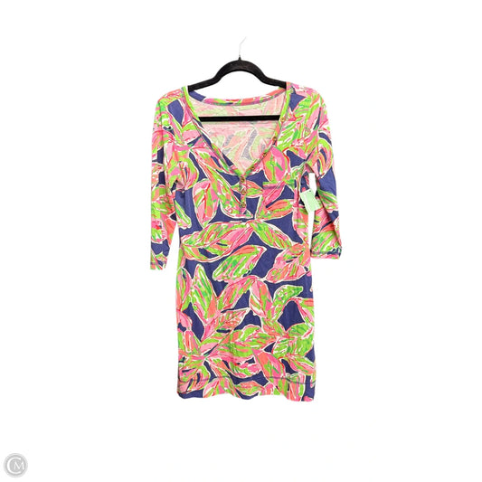 Dress Designer By Lilly Pulitzer In Floral Print, Size: S