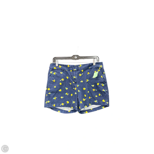 Shorts By J. Crew In Blue & Yellow, Size: 6
