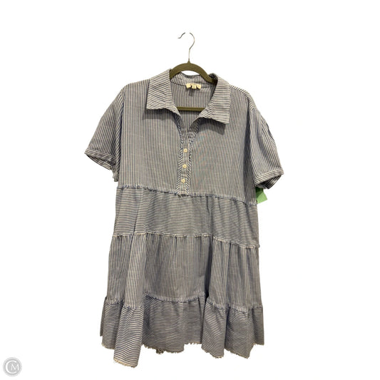 Dress Casual Short By Umgee In Striped Pattern, Size: Xl