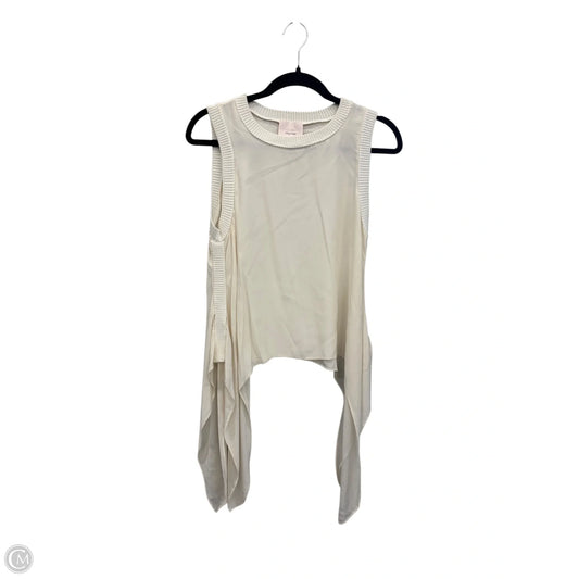 Top Sleeveless By Cinq A Sept In Cream, Size: M