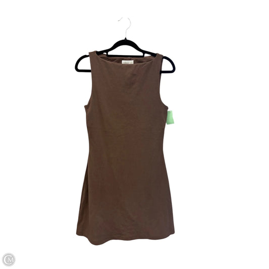 Dress Casual Short By Clothes Mentor In Brown, Size: L