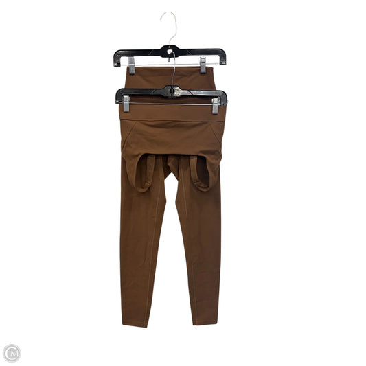 Athletic Pants 2pc By Clothes Mentor In Brown, Size: M