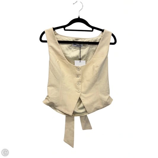 Top Sleeveless By Princess Polly In Cream, Size: S