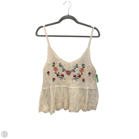 Top Sleeveless By Altard State In Floral Print, Size: L