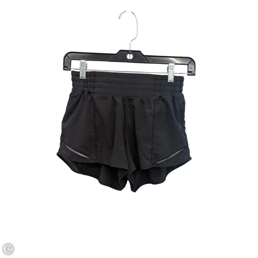 Athletic Shorts By Lululemon In Black, Size: Xs