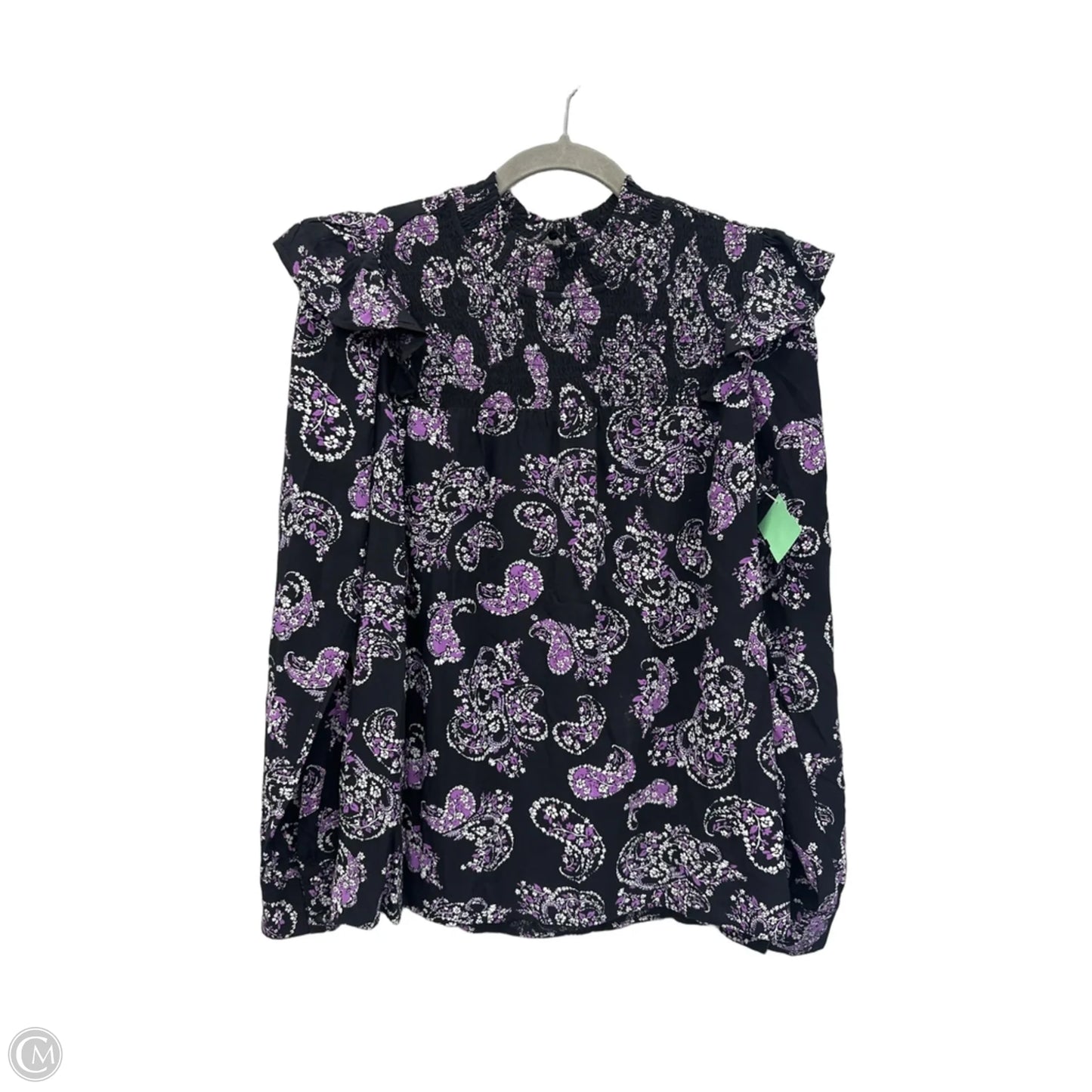 Top Long Sleeve By Loft In Floral Print, Size: S