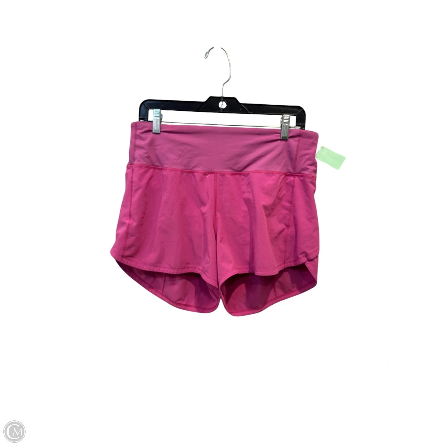 Athletic Shorts By Lululemon In Pink, Size: M