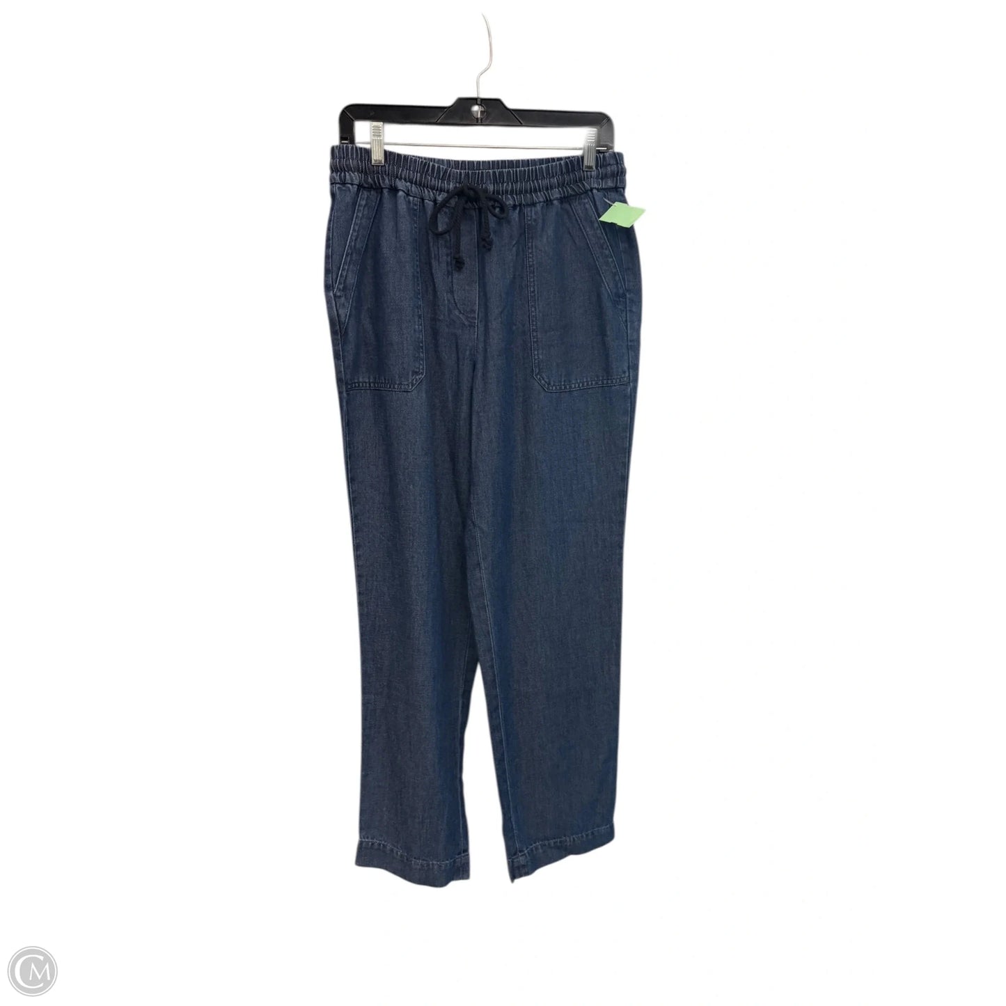 Pants Cropped By Talbots In Blue Denim, Size: S